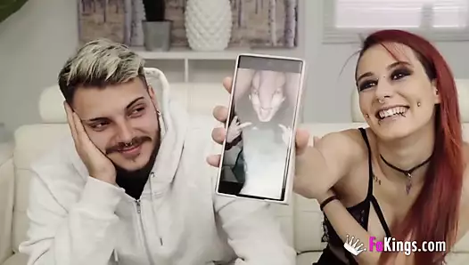 kız arkadaşı sikildi gördüğünde hache & # 039; t gözyaşları tutabilir