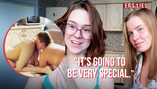 Ersties - Rita Ve Anca ilk Lezbiyen Videolarını Birlikte Yapıyorlar